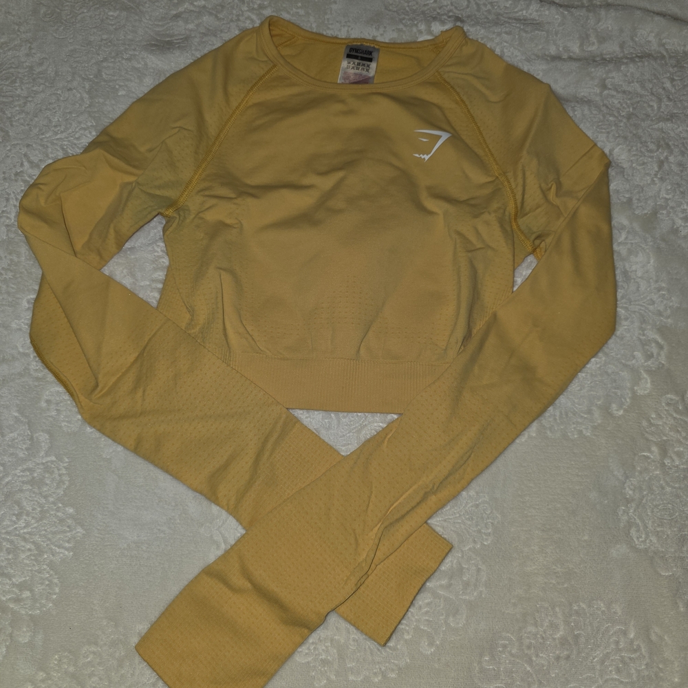 Gymshark Vital Yellow Long Sleeve Compression Top